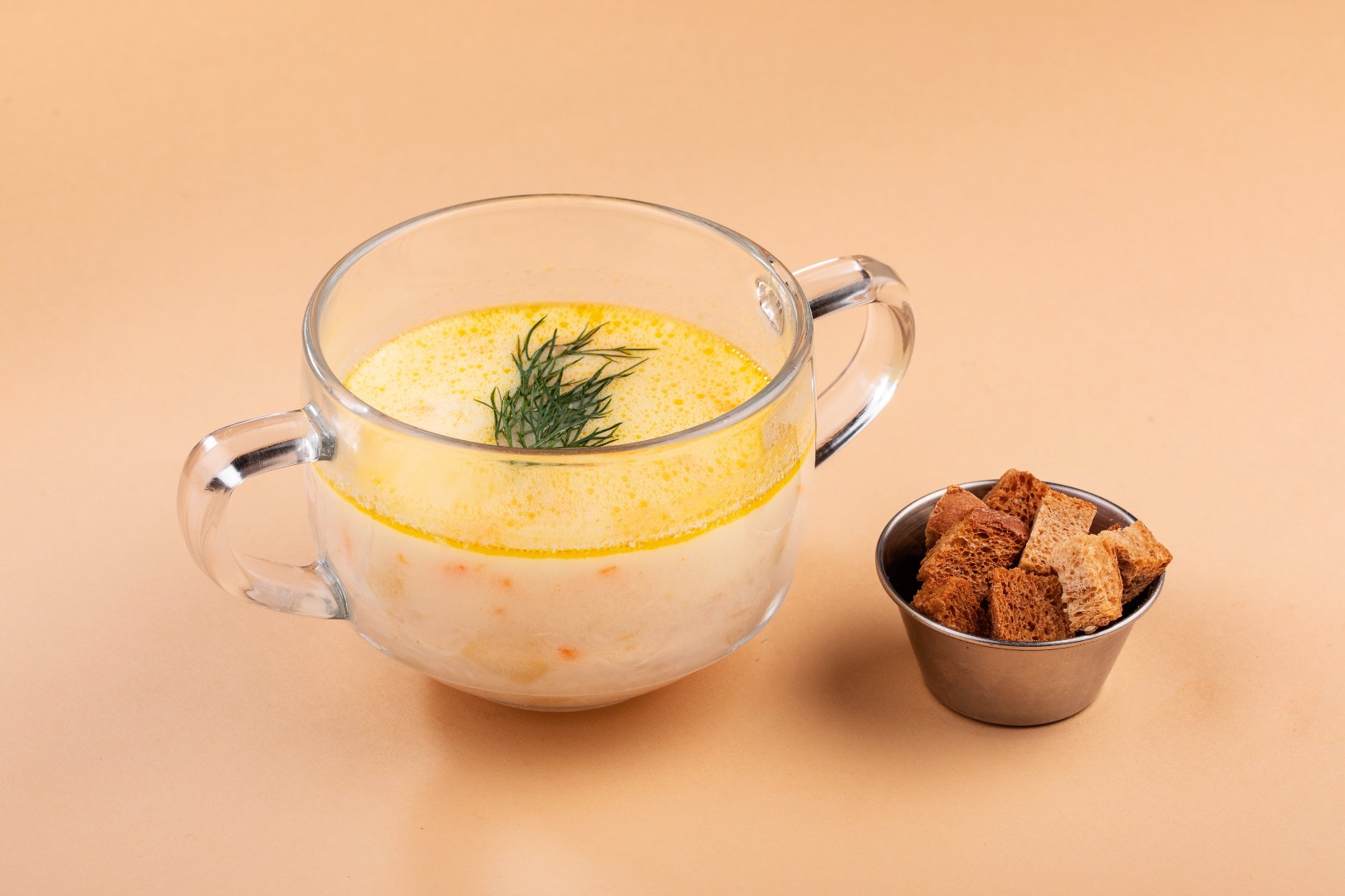 Суп Гороховый с сухариками Суп Гороховый с сухариками